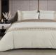 Cotton Co Givenchy Cream/Stone Duvet Cover Set – 400 Thread Count