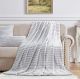 Cotton Co Milan Faux Fur Throw (Silver, 240X220)