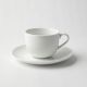 Galateo Super White Coupe Cup & Saucer