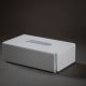AcryLuso Tissue Box - White (Rectangular)