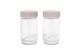 CrushGrind Vaasa Spice Jar Set,2pc (White)