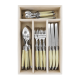  Andre Verdier Cutlery Set 24pc - Horn