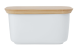 Maxwell & Williams White Basics Butter Dish With Bamboo Lid