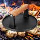 Zest Round Cast Iron Meat Presser