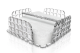 Guzzini Tiffany Napkin Holder – Clear
