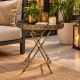 Verge Melo Gold Foldable Table 64x70x40cm