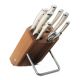 Wusthof Classic Ikon Creme Knife Block Set, 9-piece 