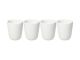 Maxwell & Williams White Basics Diamonds Latte Cup 250ml,4pk