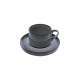 Omada Stonehues Grey Cup & Saucer 250ml