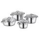 Korkmaz 8 Piece Vertex Cookware Pot Set
