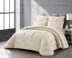 Cotton Co Brussels Jacquard Quilt 5pc Set – Beige 