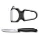Victorinox Swiss Classic Paring + Peeler Set, 2pc - Black