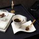 Verge Wavy Cup & Saucer Set 6pk