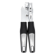 Regent Premium Can Opener Stainless Steel W/PP+SS Black Handles 215mm