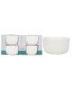Ciroa Ramekin Embossed White 4pc