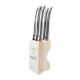 Laguiole Steak Knife Set - Stainless Steel (6pc in wooden box)