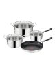 Jamie Oliver Essentials Stainless steel 7 Piece Cookware Set
