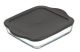 Borcam Square Casserole with Grey Lid 2L