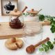 Zest Glass Honey Jar W/ Dipper