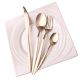 Verge 24 Piece Matt Gold Stainless Steel Cutlery Set