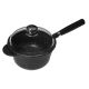 Granit Stock Pot With Pyrex Glass Lid 20cm