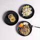Verge Novel Black Matte High Rim Dinner Set 16pc