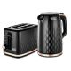 BLACK+DECKER Breakfast (Toaster and Kettle) Set - Black & Rosegold