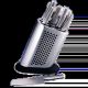 Global Stainless Steel Dotted Design Knife Block Set 8pc
