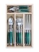 Andre Verdier Laguiole France Cutlery Set,24pc (Forrest)