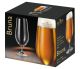 Bohemia Royal Crystal Bruna Stem Beer 395ml - Set of 6