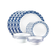 Corelle Dinner Set - Cobalt Circles 16pc