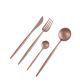 Nicolson Russell Dubai Matte Gold 16pc Cutlery Set