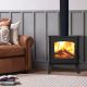 Nest & Flame Boston Wood Fire Place