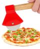 Verge Excellent Houseware Bamboo Axe Pizza Cutter