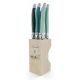 Andre Verdier Steak Knife Set with Wooden Stand, Set of 6 (Forrest)