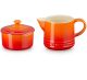 Le Creuset Cream/Milk and Sugar Set (Flame)