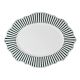 Jenna Clifford Ivory Noir Oval Platter 35cm