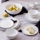 Jenna Clifford Whisper White Dinner Set 16pc