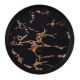 Kintsugi Kintsukuroi Black Dinner Plate