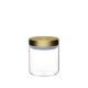 MasterClass Glass Canister with Burnished Brass Lid (700ML)