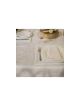 DSA-Linen Damask Romantic Rose Placemats Set of 6