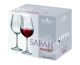 Bohemia Crystal Sarah Waterfall Red Wine Glasses 520ml 6pk