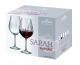 Bohemia Crystal Sarah Red Wine Glasses 690ml 6pk