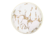 Kintsugi Kintsukuroi White Dinner Plate