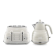 DeLonghi Scultura Kettle & Toaster Set - White