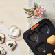 Le Creuset Toughened Non-Stick Heart Tray 6 Cup
