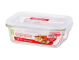 Lock & Lock Euro Rectangular Glass Container 630ml