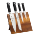 Mercer Culinary Genesis Acacia Magnetic Board and Knife Set,5pc
