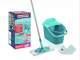 Leifheit PowerClean Med Floor Mop & Bucket Set with Extra Wiper Cover