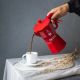 Bialetti Moka Exclusive Espresso Maker - Red (6 Cup)
